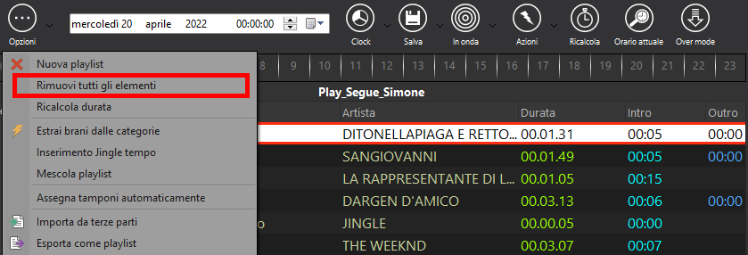 Rimuovere_tutti_gli_elementi_dalla_playlist